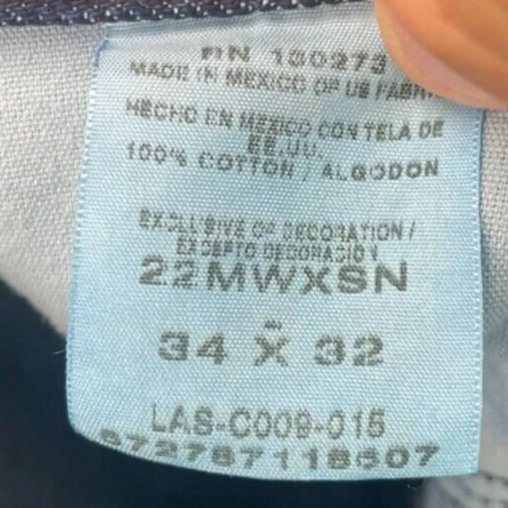 Twenty X Men's Jeans Size 34x32 (Actual‎ 34x31) Blue Denim Style 22MWXSN Relaxed